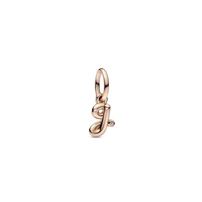 Pandora Letter g Script Alphabet Dangle Charm 782535C01