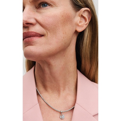 新品同様【定価1.2万】Pandora Two-tone Key & Moon Spinning Lucky Dangle Charm | Two-tone | Pandora SG