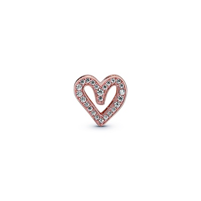 Pandora Sparkling Freehand Heart Charm 788692C01