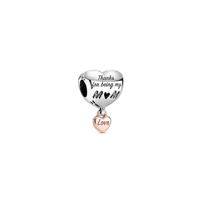 Pandora Love You Mom Heart Charm 788830C00