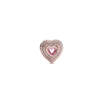 Pandora Sparkling Levelled Heart Charm 789218C01