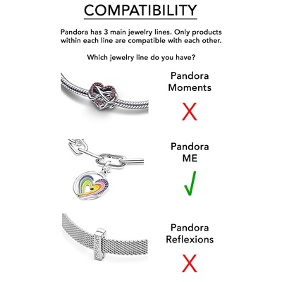 Pandora Me Styling Love Word Link 789686C00
