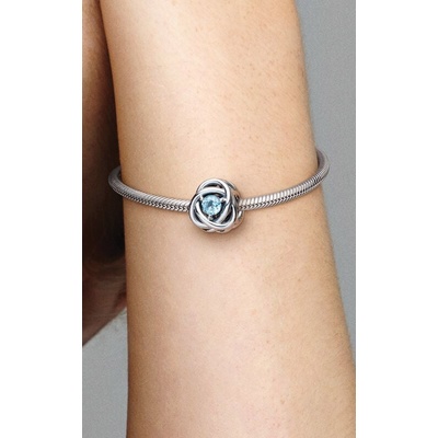 Pandora March Sea Aqua Blue Eternity Circle Charm 790065C09