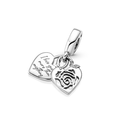 Pandora Rose Heart Padlock Dangle Charm 790086C00