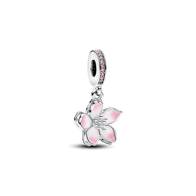 Pandora Cherry Blossom Dangle Charm 790667C01