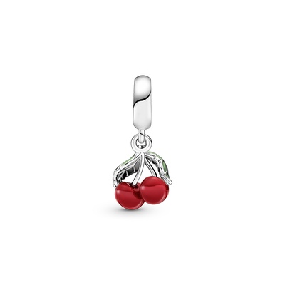 Pandora Asymmetrical Cherry Fruit Dangle Charm 791583C01