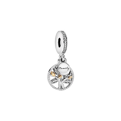 Pandora Family Heritage Clear CZ Dangle Charm 791728CZ