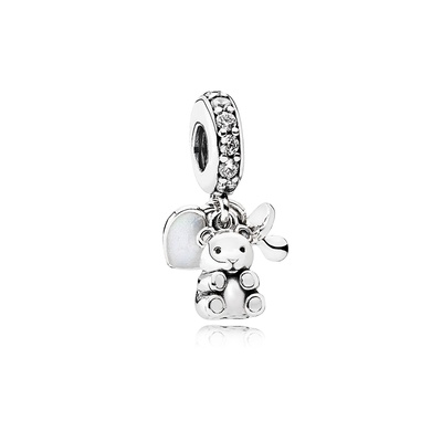 Pandora Baby Treasures Dangle Charm Clear CZ 792100CZ