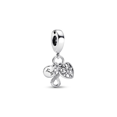 Family Infinity Triple Dangle Charm 792201C01