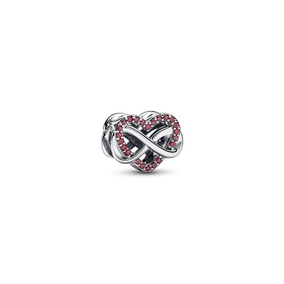 Family Infinity Red Heart Charm 792246C01
