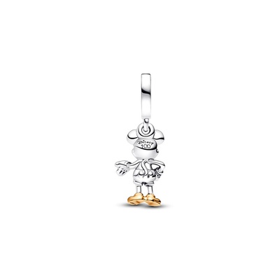 Disney 100th Anniversary Mickey Mouse Lab-created Diamond Dangle