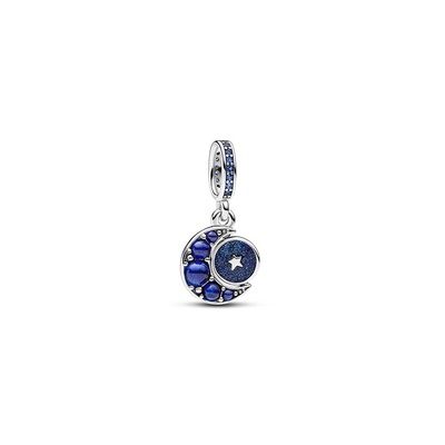 Pandora Sparkling Moon Spinning Dangle Charm 792979C01