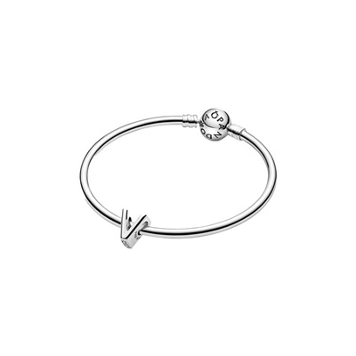 Pandora Letter V Charm 797476