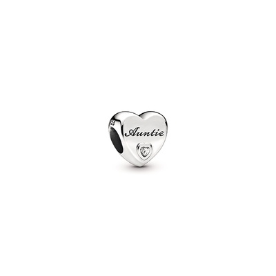 Pandora Auntie Love Heart Charm 798261CZ