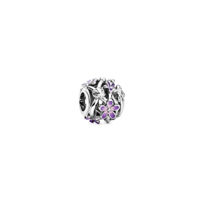 Pandora Garden Openwork Purple Daisy Charm 798772C02