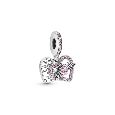 Pandora Heart & Mom Dangle Charm 799402C01