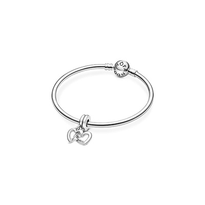 Pandora Linked Sister Hearts Split Dangle Charm 799538C01