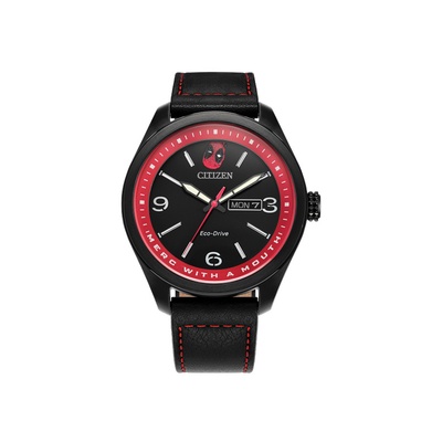 Citizen Men's Marvel Here Comes Deadpool 42mm Eco-Drive Mens Watch