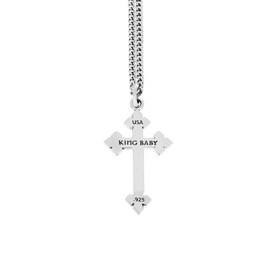 アクセサリー KING BABY silver925 cross necklace chain King Baby Small Alloy Traditional Cross Pendant