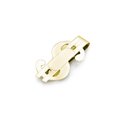 Albert's Gold Finish Dollar Sign Money Clip BMC-220