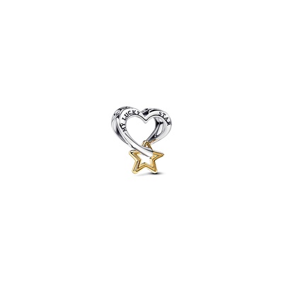 Pandora Lucky Star & Heart Charm 763513C00