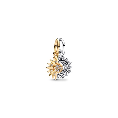Pandora Splittable Sun & Moon Dangle Charm 763585C01