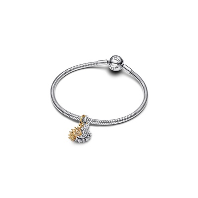 Pandora Splittable Sun & Moon Dangle Charm 763585C01