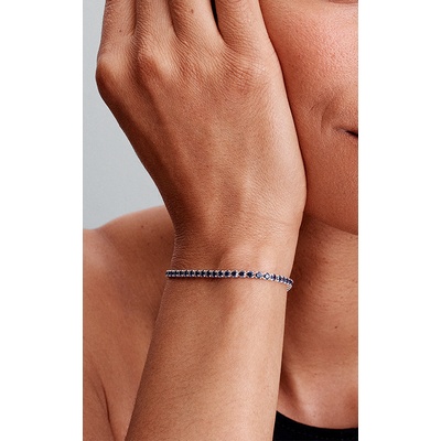 Pandora Sparkling Blue Tennis Bracelet 591469C02-16