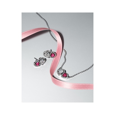 Pandora Sparkling Red Halo Heart Gift Set B802560