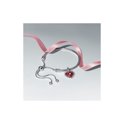 パンドラ スパークリング レッド ハート ギフトセット Pandora Sparkling Red Heart Bracelet Gift Set B802558