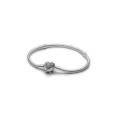 Pandora Heart Wings Clasp Snake Chain Bracelet 593680C01-16