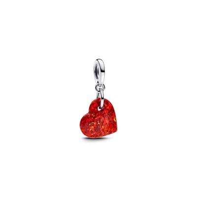 Pandora Opalescent Red Heart Dangle Charm 793348C01