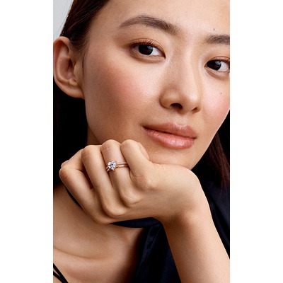 Pandora Double Band Heart Ring 183100C01-48