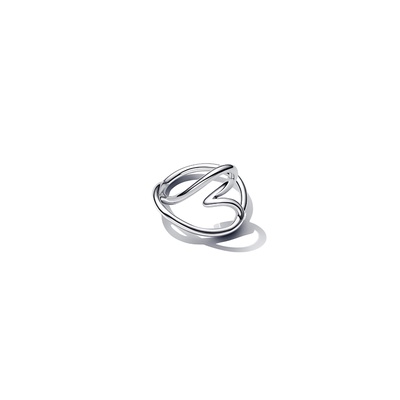 Pandora Organically Shaped Heart Ring 193288C00-56 Pandora Organically Shaped Heart Ring 193288C00-56