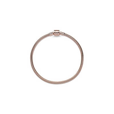 Pandora Moments Barrel Clasp Snake Chain Bracelet 588781C00-18