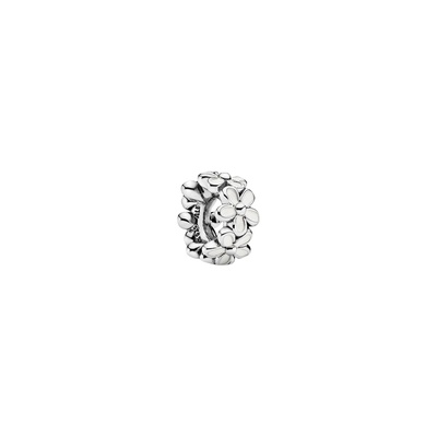Pandora White Daisy Flower Spacer Charm 791495EN12