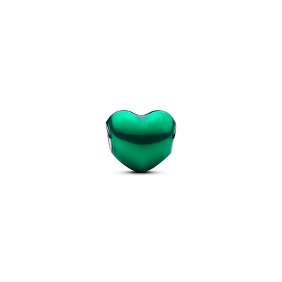Pandora Metallic Green Heart Charm 793337C07
