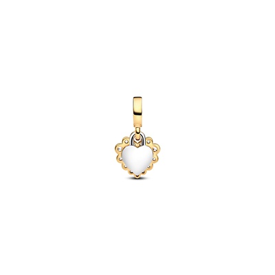 Pandora Sparkling Heart Double Dangle Charm 763765C01