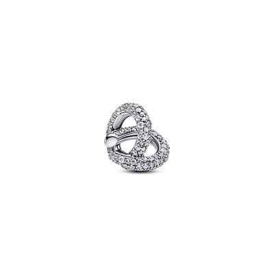 Pandora Pavé Infinity Knot Heart Charm 793771C01