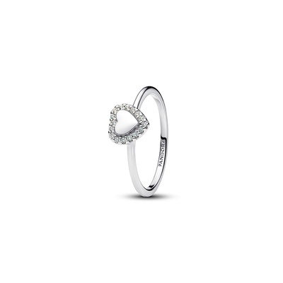 Pandora Engravable Heart Halo Ring 193801C01-48