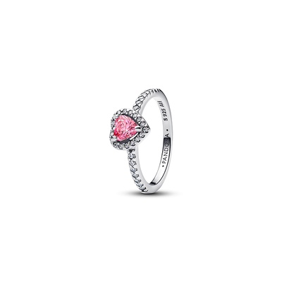 Pandora Elevated Pink Heart Ring 198421C03-58