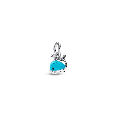 Pandora Turquoise-coloured Whale Dangle Charm 793822C01
