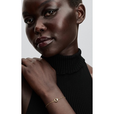 Pandora Organically Shaped Pavé Circle & Treated Freshwater