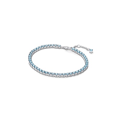 PANDORA様用　新品　プロージェント　9個 Pandora Sparkling Light Blue Tennis Bracelet 591469C03-16
