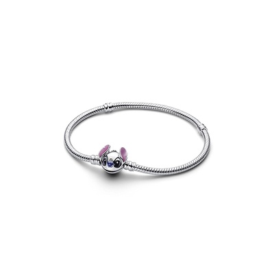Pandora Disney Stitch Snake Chain Bracelet 593738C01-17