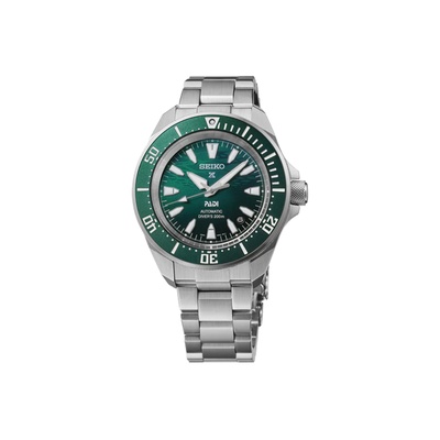 Seiko Men's Prospex Padi Diver SE 41.7mm Automatic Green Wave Dial