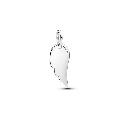 Pandora Engravable Angel Wing Tag Pendant 394014C00
