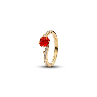 アクセサリー Pandora Disney Pandora - Disney, Minnie Mouse Sparkling Head Ring | REEDS