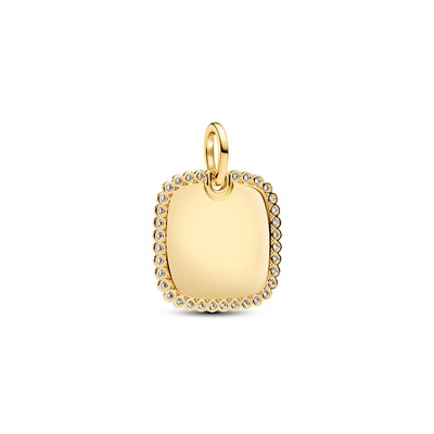 Pandora Engravable Square Tag Pendant 364009C01