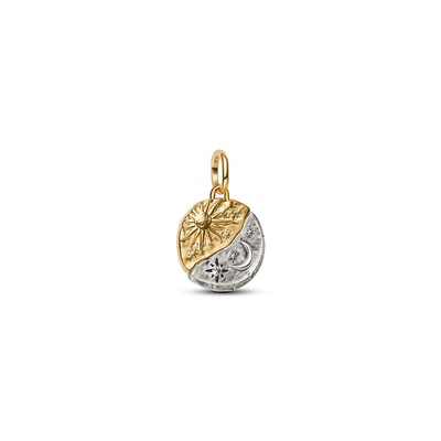 Pandora Sun and Moon Medallion Charm 763977C01